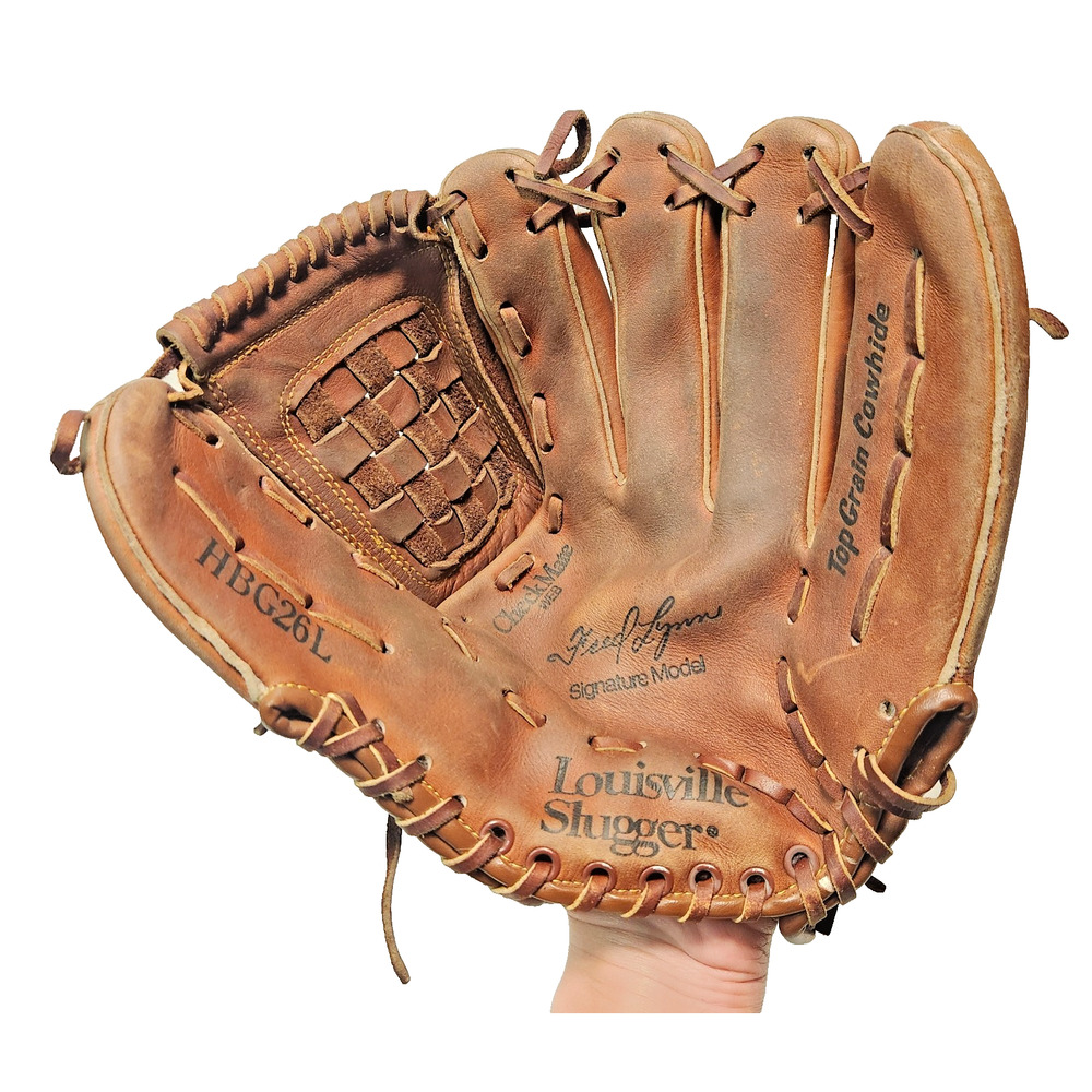Vtg Fred Lynn Signature Model HBG26L Louisville Slugger Baseball/Softball Glove